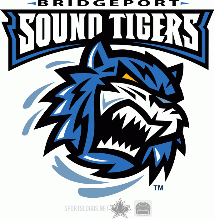 Bridgeport Sound Tigers 2001-2006 Primary Logo iron on heat transfer